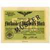 Image 1 : Reichsbahndirection. 1923. Specimen Regional Railroads Banknote.