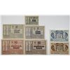 Image 1 : Steinburg & Wolfstein. 1918. Lot of 7 Issued Emergency Notgeld Banknotes.