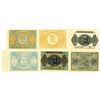 Image 1 : Kingdom of Greece. 1944. Lot of 6 Unlisted Progress Proof Notes for 20 Drachma Note, P-323.