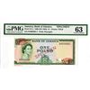 Image 1 : Bank of Jamaica. 1960 (ND 1964). Specimen Banknote.