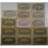 Image 2 : Bank of Chosen. ND (1944-1949). Lot of 14 Issued Notes.