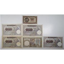 Serbian National Bank. 1941-1942. Lot of 11 Issued Notes.