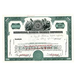 International Business Machines Corp., ca.1950-60 Specimen Stock Certificate
