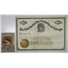 Image 1 : Tolu Rock & Rye Co. of Chicago, 1881 I/U Stock Certificate with Advertisement