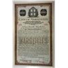 Image 1 : City of Marseilles, 1919 Specimen Bond