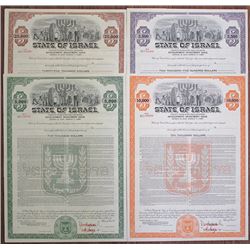 State of Israel, 20 Year 4.75% Dollar Bond - Development investment Issue,  1967 Specimen Bond Quart