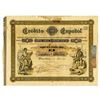 Image 1 : Government of Spain, 1883 I/U Stock-Bond