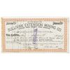 Image 1 : Sullivan Extension Mining Co., 1889  Stock Certificate