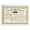 Image 1 : Bell Gold Mining Co. 1880 I/u Stock Certificate