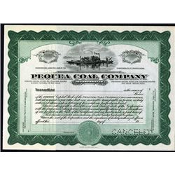 Pequea Coal Co. Inc. 1920's Specimen Stock Certificate