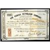 Image 1 : Kenzua Petroleum Co. 1865 I/U Stock Certificate.