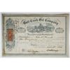 Image 1 : Bull Creek Oil Co., 1864 I/C Stock Certificate