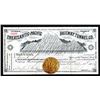 Image 1 : Atlantic-Pacific Railway Tunnel Co., 1885, Stock Certificate.