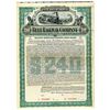 Image 1 : Belt Railway Company of Chattanooga 1895 "$240" Specimen Bond Rarity.