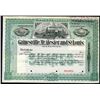 Image 1 : Gainesville, McAlester and St. Louis Railway, 1890's Specimen Stock Certificate.