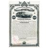 Image 1 : Kansas and Gulf Shortline Railroad Co., 1881 Unique Approval Proof Bond.
