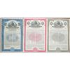 Image 1 : Virginian Railway Co., 1948-1958 Specimen Bond Trio.