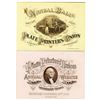 Image 1 : Plate Printers Union, Annual Ball, 1899 Gentleman's and Ladies' Ticket Pair.