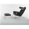 Image 1 : Hans J. Wegner Ox chair and ottoman (mo