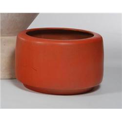 John Follis Crimson glazed planter (CP-