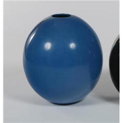 Marilyn Kay Austin Blue glazed egg-shap