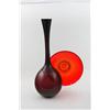 Image 1 : Blenko glass vase and bowl