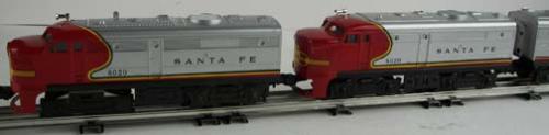 thumbnail image 2 of MPC 8020 Santa Fe Alco Nose Clear Waterslide Decal Set – O Gauge, 1:48 Scale, Modern Era 2 of 5