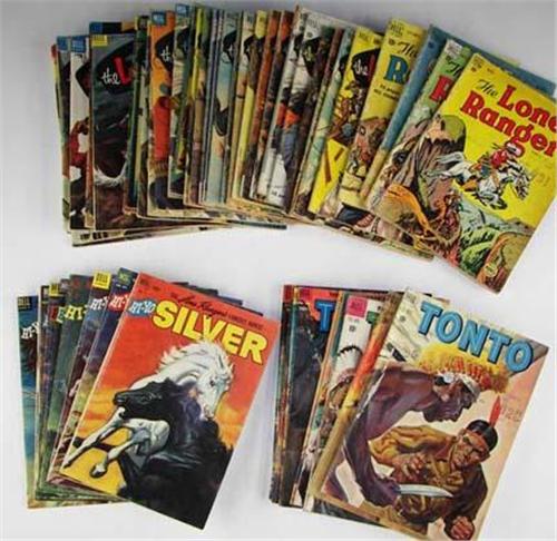 67 The Lone Ranger Series Comics Dell
