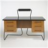 Image 1 : Jean Royere desk France, c. 1950 oak, l