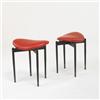 Image 1 : Carlo Mollino pair of stools from Lutra