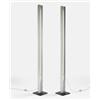 Angelo Brotto floor lamps, pair Italy, 