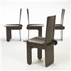 Image 1 : Carlo Scarpa dining chairs, set of four
