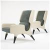 Image 1 : Gio Ponti pair of armchairs from the Ho