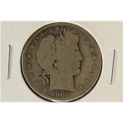 1900 BARBER HALF DOLLAR