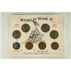 WWII OBSOLETE COIN COLLECTION INCLUDES 4