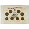 Image 1 : WWII OBSOLETE COIN COLLECTION INCLUDES 4