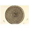 Image 2 : 1911 NEWFOUNDLAND SILVER 50 CENTS