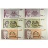 Image 1 : YUGOSLAVIA 2-1990-50 DINARAS, 2-1991-100 DINARAS &