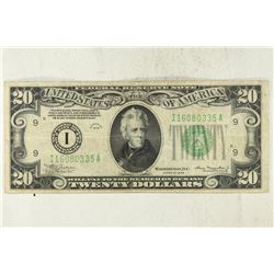1934 $20 FRN GREEN SEAL