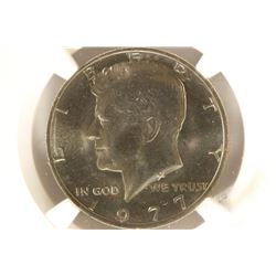 1977 KENNEDY HALF DOLLAR NGC MS66