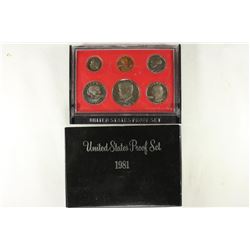 1981 US PROOF SET (WITH BOX)