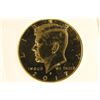 Image 1 : 2017 24KT GOLD ENRICHED KENNEDY HALF DOLLAR UNC