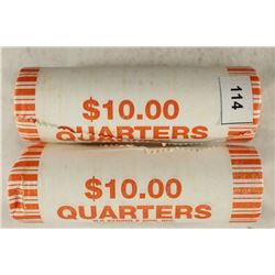 2-$10 ROLLS OF 2010-P & D HOTSPRINGS QUARTERS