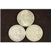 Image 1 : 1948-D, 51-D & 63-D FRANKLIN HALF DOLLARS
