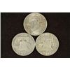 Image 2 : 1948-D, 51-D & 63-D FRANKLIN HALF DOLLARS