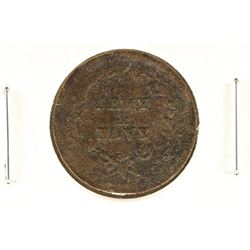 1863 CIVIL WAR TOKEN AMRY AND NAVY