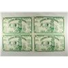 Image 1 : LARGE SIZE 4 PIECES OF 1973 POLITICAL BUCKS