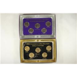 2-STATE QUARTER SETS (UNC) 2003 GOLD EDITION AND