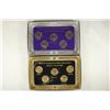 Image 1 : 2-STATE QUARTER SETS (UNC) 2003 GOLD EDITION AND