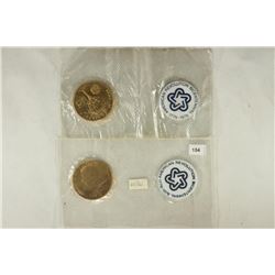 2-AMERICAN REVOLUTION BICENTENNIAL MEDALS